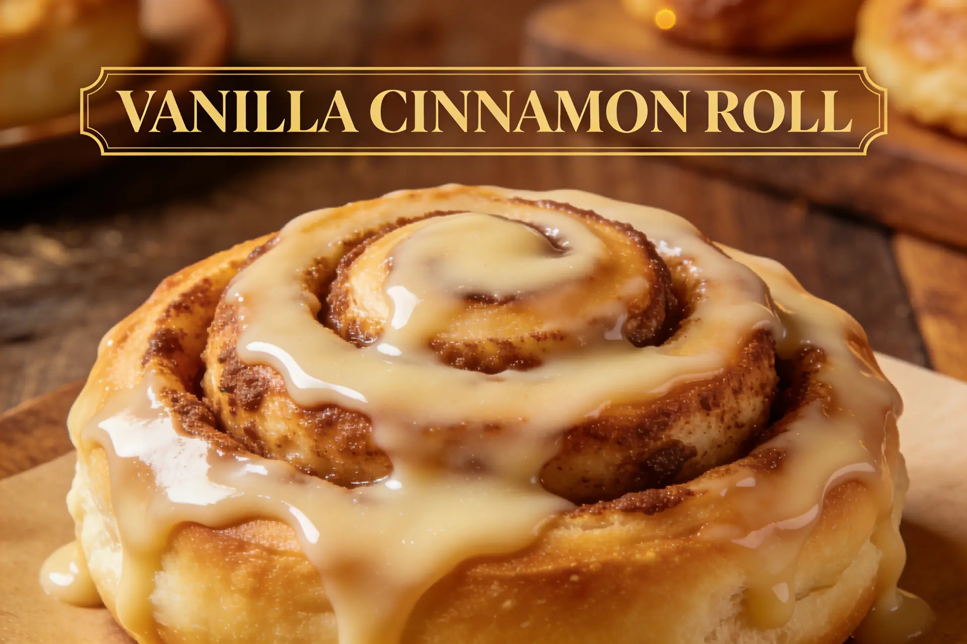 Vanilla Cinnamon Roll