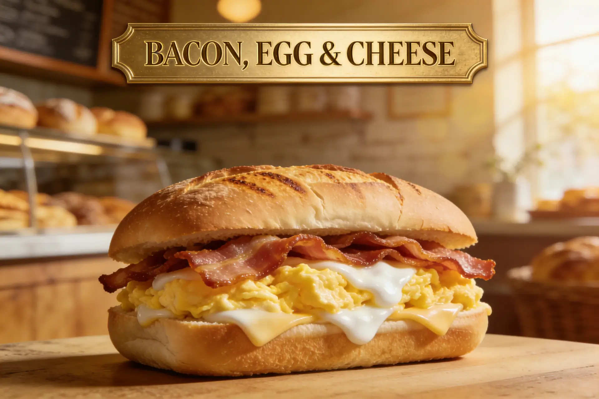 Bacon, Scrambled Egg & Cheese