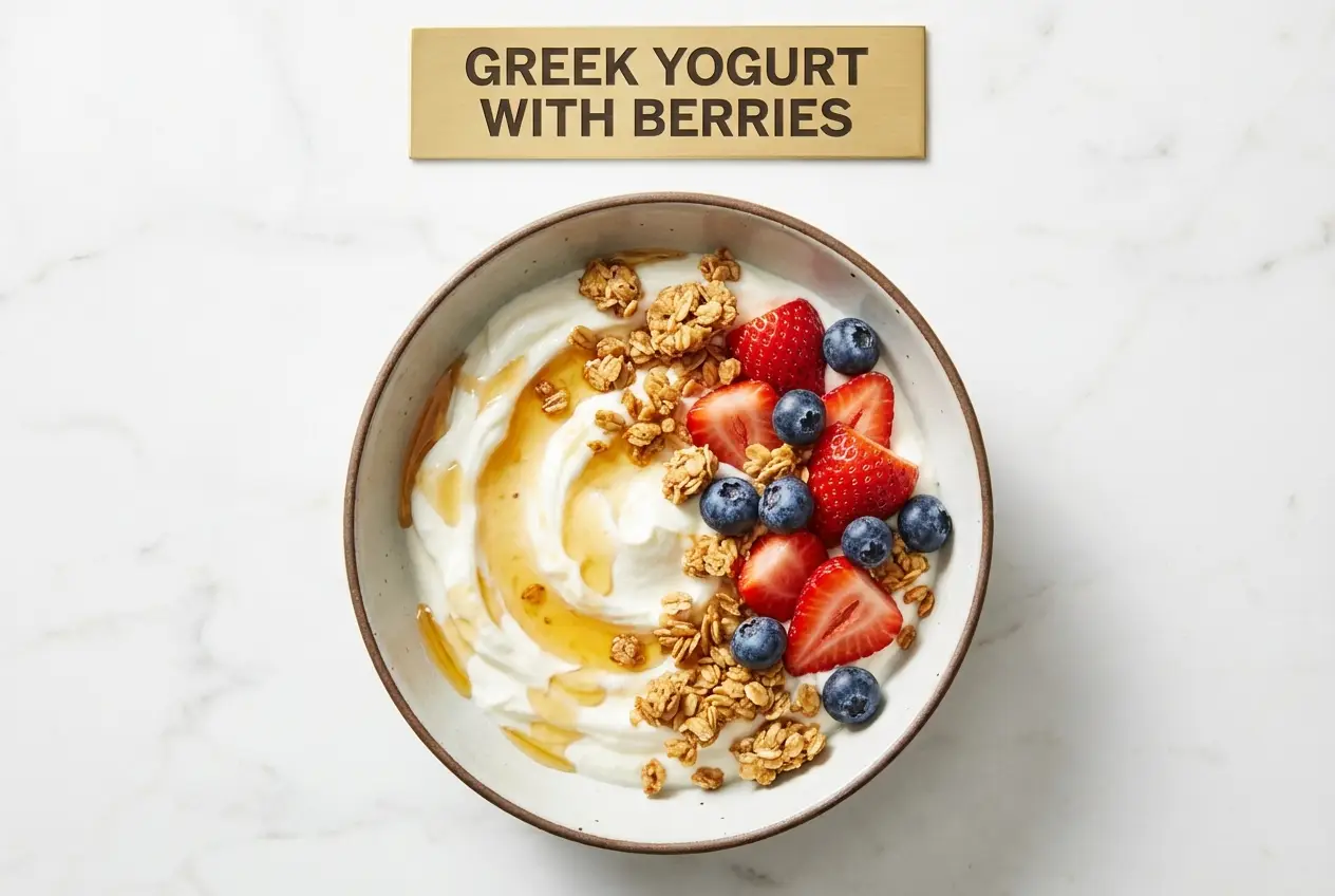 Greek Yogurt with Mixed Berries