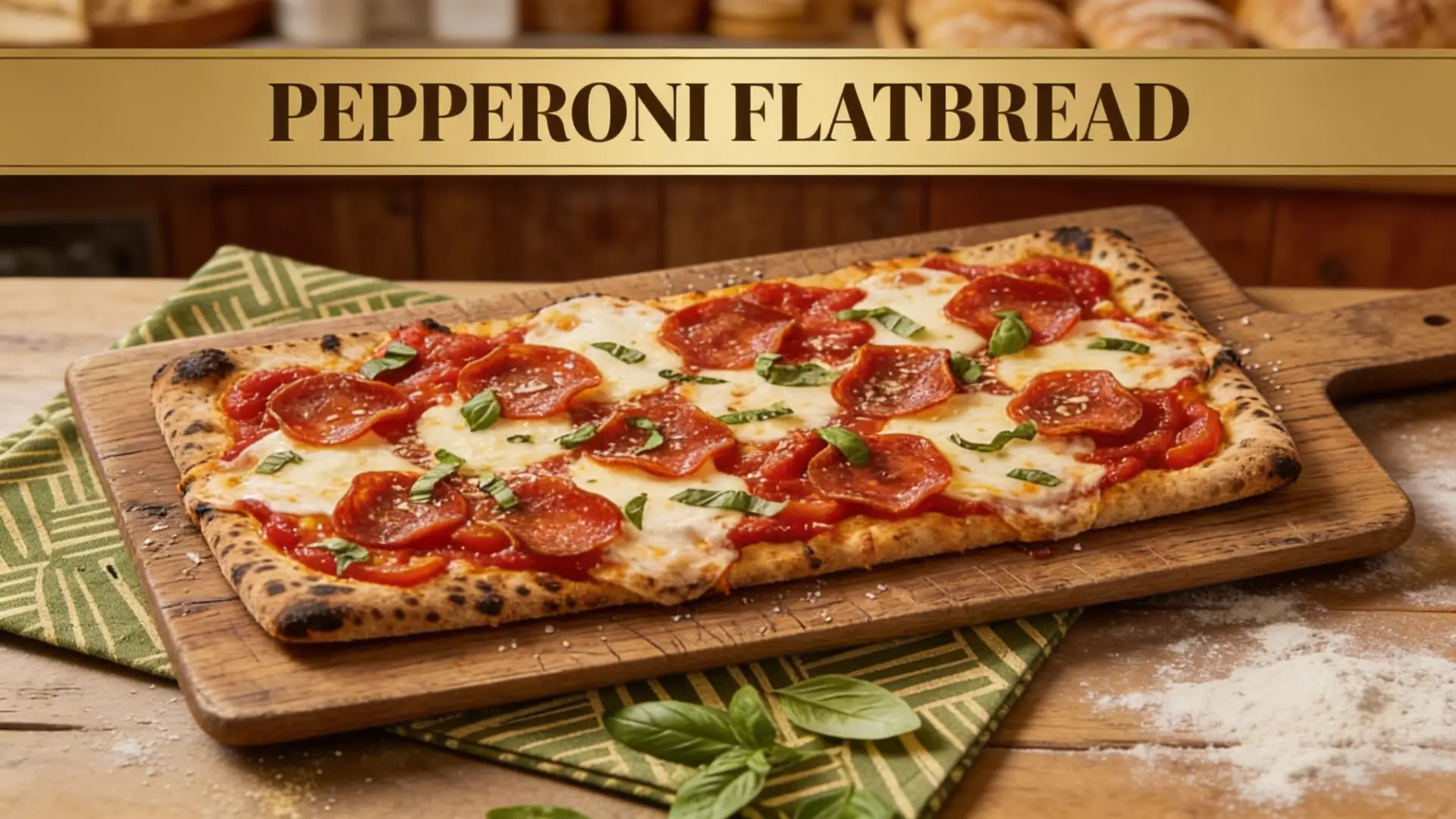 Pepperoni Flatbread